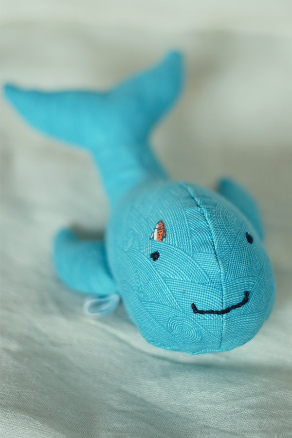 Upcycled Soft Toy: Whale