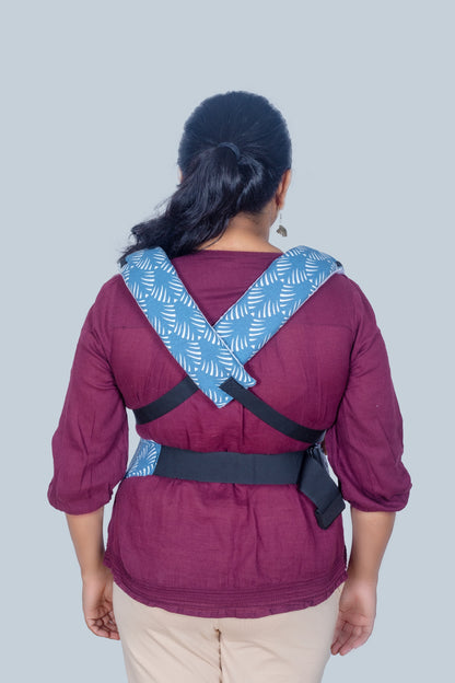 Lali Baby Carrier - Blue Leaf