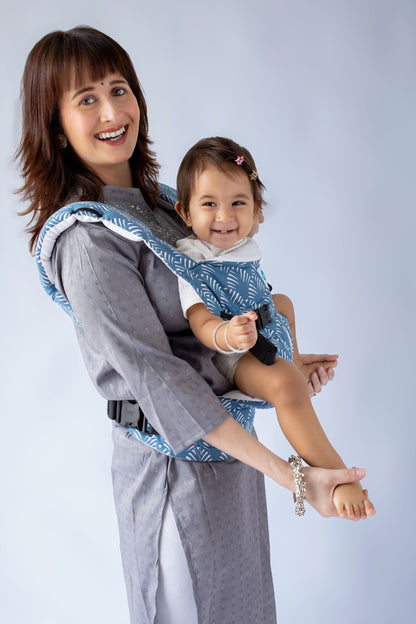 Lali Baby Carrier - Blue Leaf