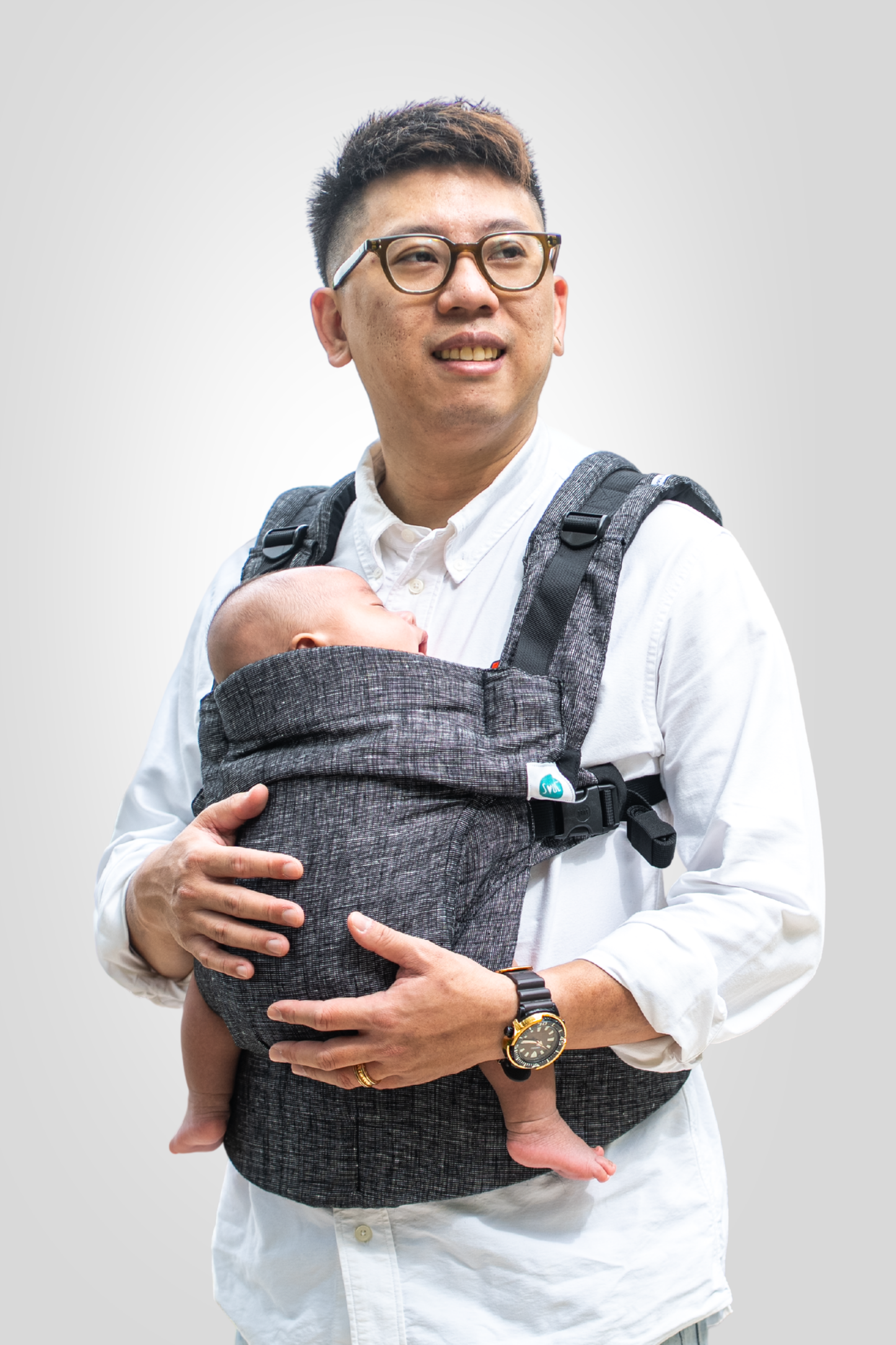 Aseema Baby Carrier- Driftstone | Linen