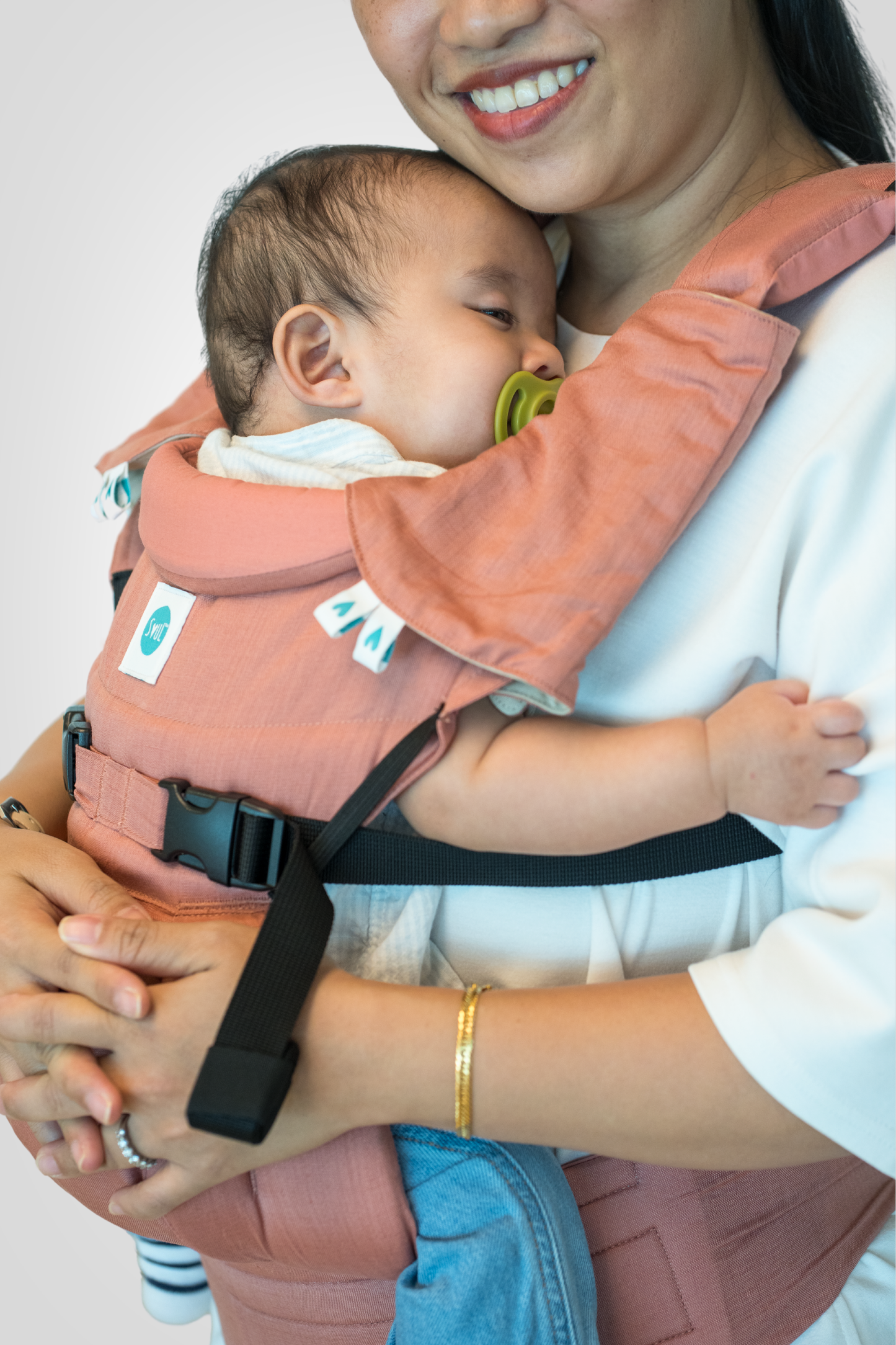 Lali Baby Carrier - Blushwood | Linen