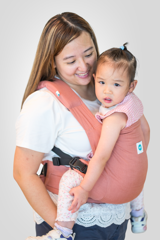 Maya Baby Carrier- Blushwood | Linen