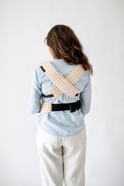 Lali Baby Carrier - Beige Checks