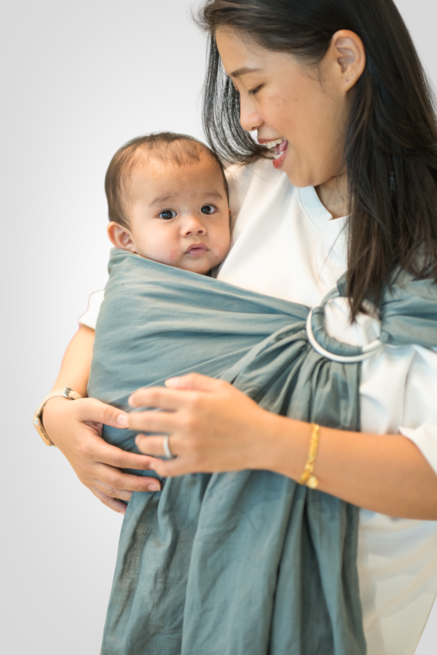 Ring Sling - Juniper | Linen