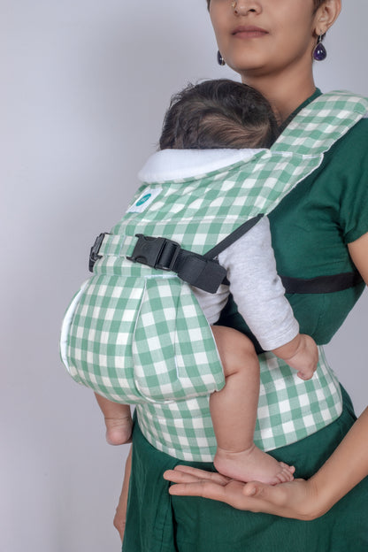 Lali Baby Carrier - Green Checks