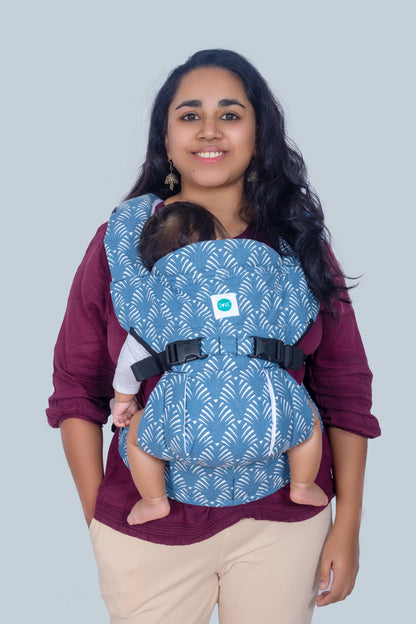 Lali Baby Carrier - Blue Leaf